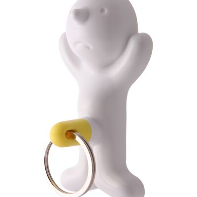 Mr. P Key Holder (White/Yellow)