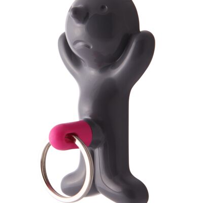 Mr. P Key Holder (Grey/Pink)