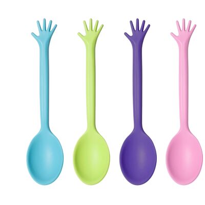 Spoon Set - Help (Purple,Green,Blue,Pink)