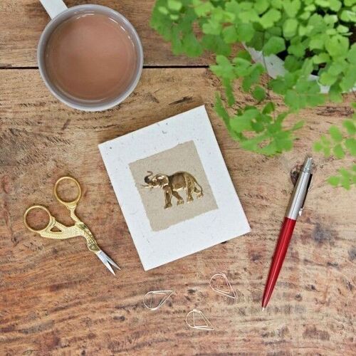 Small Elephant Dung Notebook