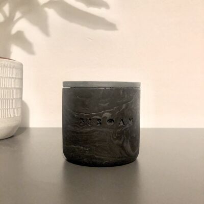 Cold Moon - Dark Grey Marble (with lid)