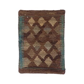 Housse de coussin de selle tissée à la main Kilim 1