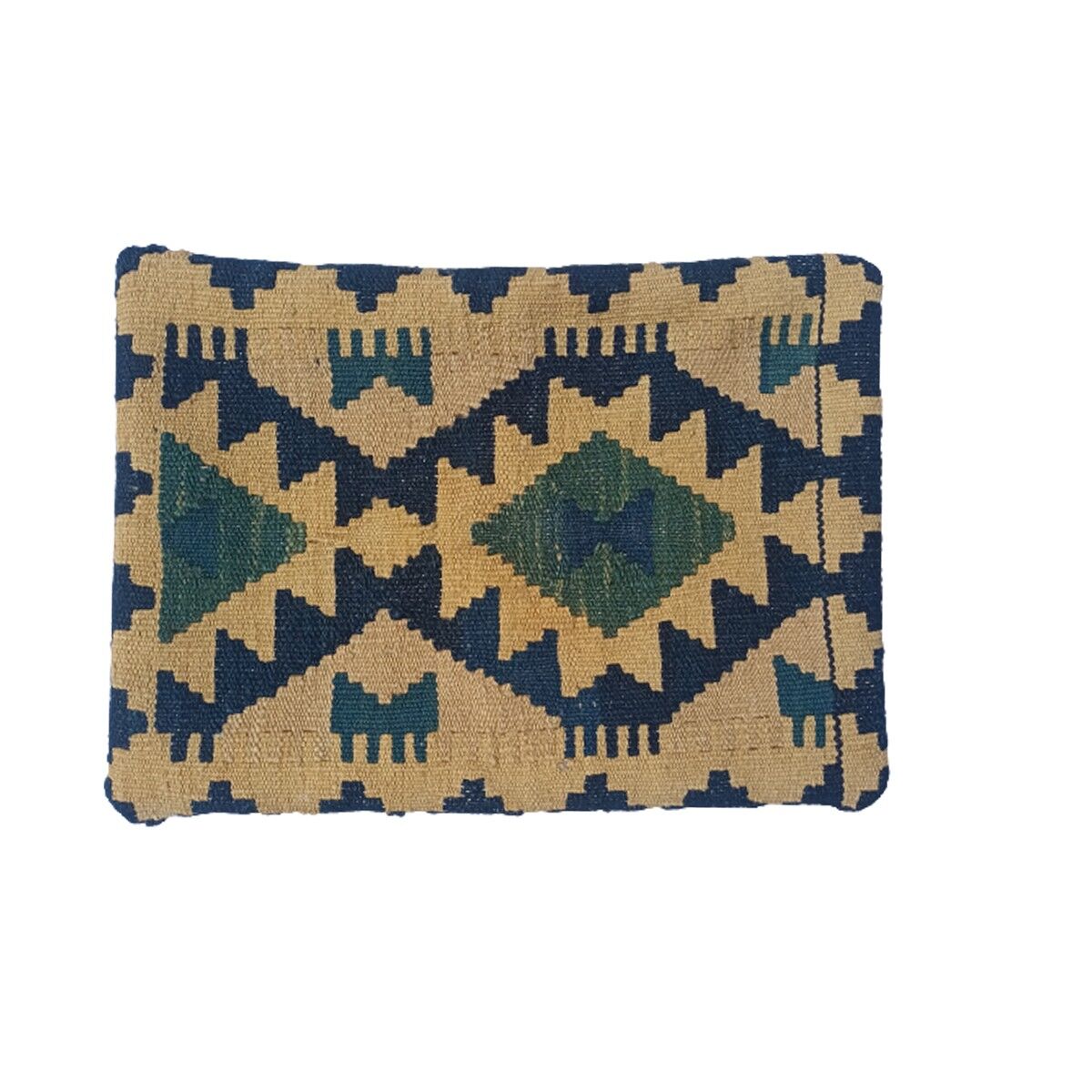 Fodera per cuscino con sandalo intrecciato a mano Kilim