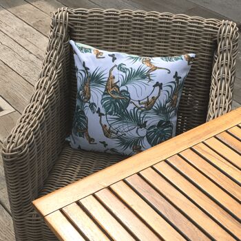 Housse de coussin singe - Résistant à l'eau pour le jardin et la maison 2