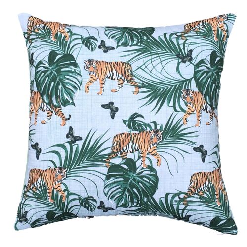 Tiger Cushion Cover - Water Resistant for Garden & Home Scatter Pillow Cover