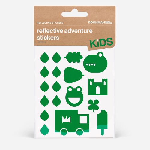 Reflective Stickers Adventure Green