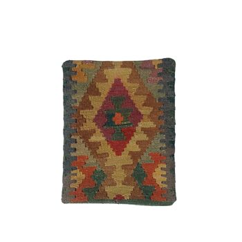 Housse de coussin multi-tissé à la main Kilim 1