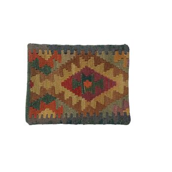 Housse de coussin multi-tissé à la main Kilim 3