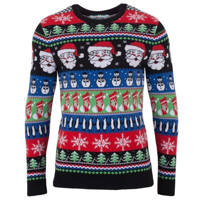 Pull de Noël écologique pour hommes Christmas Spirit