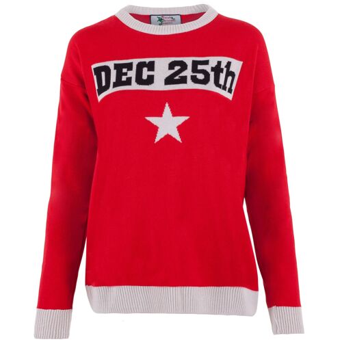 25th December Slogan Women's Christmas Jumper