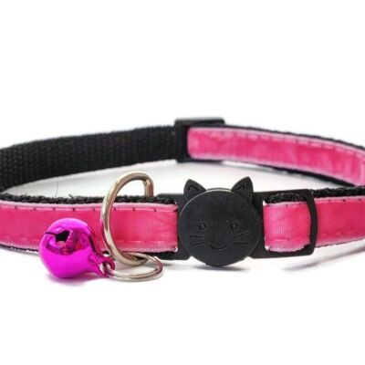 Velours Rose - Collier Chaton
