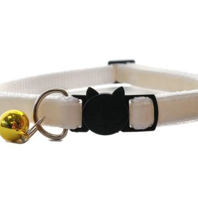 Cream Velvet - Cat Collar