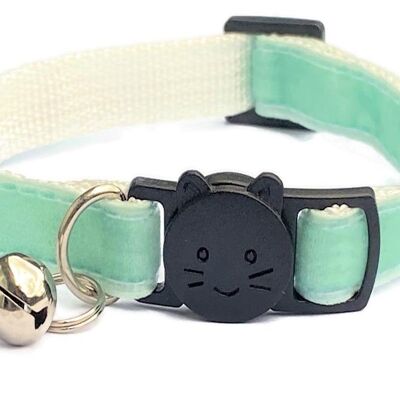 Mint Green Velvet - Kitten Collar