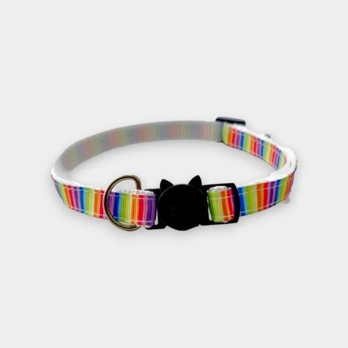 Rainbow Stripe - Kitten Collar
