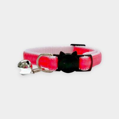 Fuchsia Pink Velvet - Cat Collar