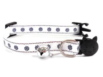 Impression de roue de bateau - Collier de chaton 2