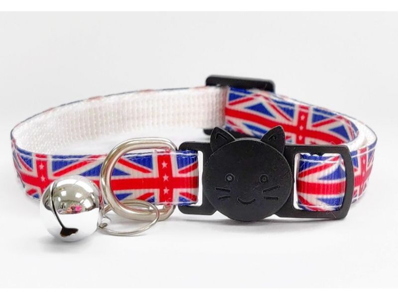 Union jack sale cat collar