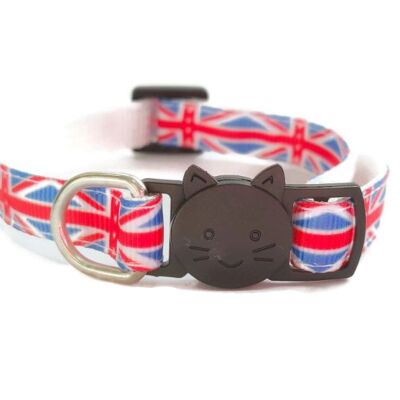 Imprimé drapeau Union Jack - Collier de chaton