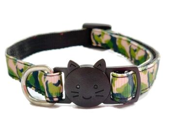 Camouflage Army Print - Collier de chat 1