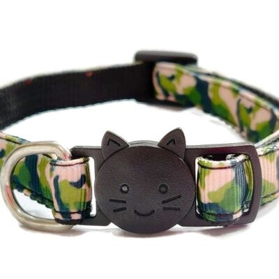 Camouflage Army Print - Cat Collar
