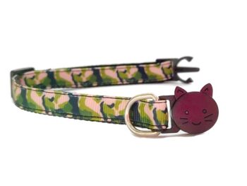 Camouflage Army Print - Collier de chat 2