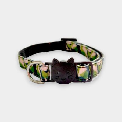 Estampado militar de camuflaje - Collar de gato