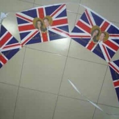 15m 20 flag Royal Wedding Bunting