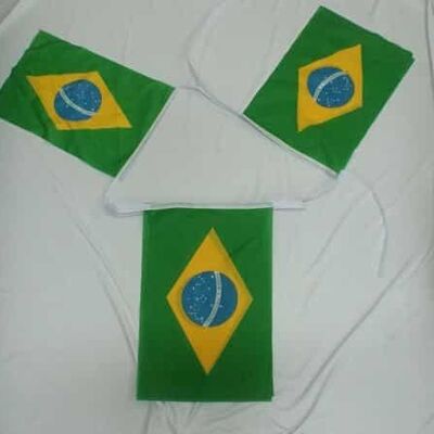 20m 32 flag 18"x12" Brazil bunting