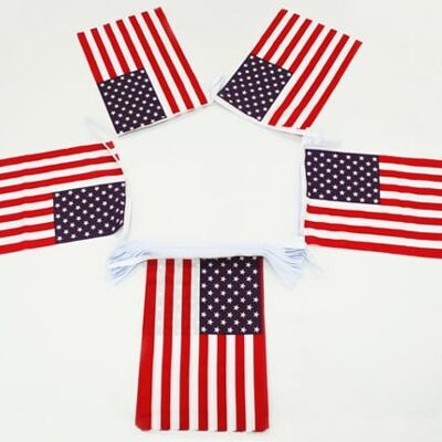 20m 32 flag 18"x12" USA Bunting