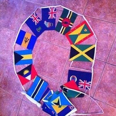 Commonwealth Games Bunting - 20m Commonwealth 70 Nations bunting