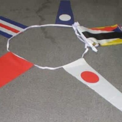 25m 40 flag (18"x12") Nautical bunting