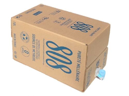 808 Bag In Box - EAU MINERALE - carton outre à EAU 808 10L