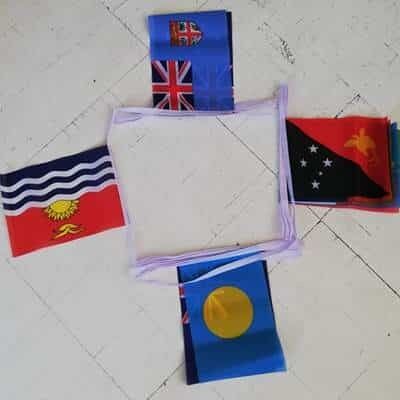 6m 14 FLAG OCEANIA NATIONS BUNTING