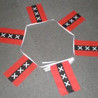 6m 20 flag Amsterdam bunting