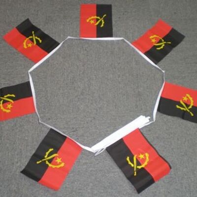 6m 20 flag Angola bunting