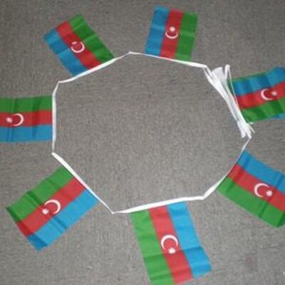 6m 20 flag Azerbaijan bunting