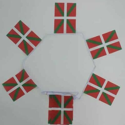 6m 20 flag Basque bunting