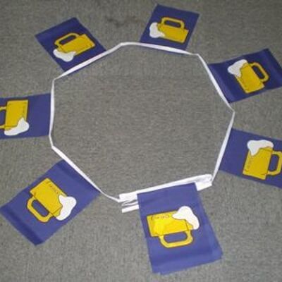 6m 20 flag Beer bunting