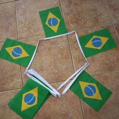 6m 20 Flag Brazil Bunting