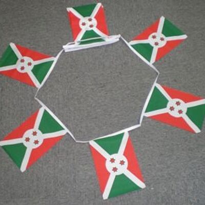 6m 20 flag Burundi bunting