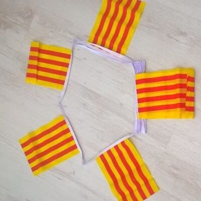 6m 20 flag Catalonia bunting
