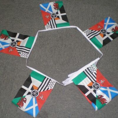 6m 20 flag Celtic Nations bunting