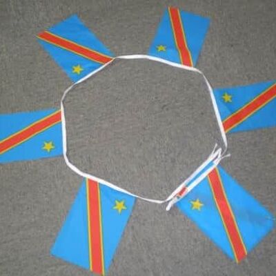 6m 20 flag Congo Kinshasa Zaire (new) bunting