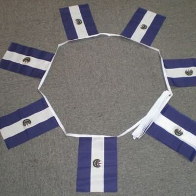 6m 20 flag El Salvador bunting