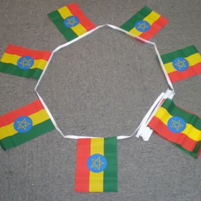 6m 20 flag Ethiopia with Crest bunting