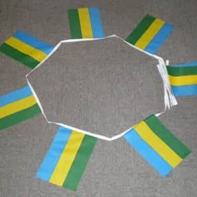 6m 20 flag Gabon bunting