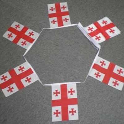 6m 20 flag Georgia bunting (country)