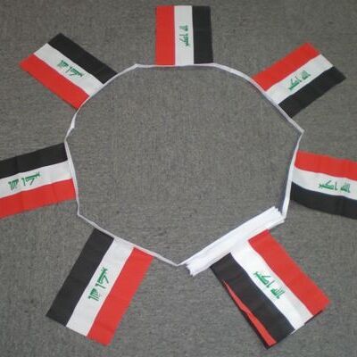 6m 20 Flag Iraq New bunting