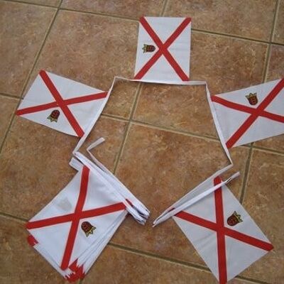 6m 20 Flag Jersey with crest Bunting