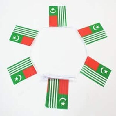 6m 20 flag Kasmir bunting